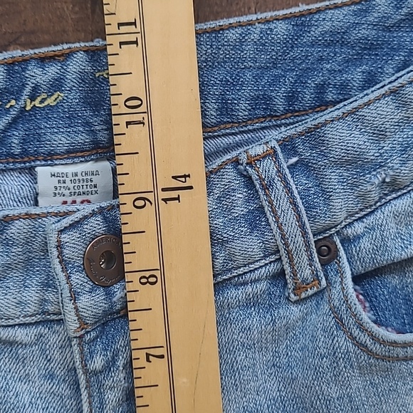 American Rag Jeans Women's sz 11 Short Mid Rise Flare  Denim Jeans - Picture 10 of 11